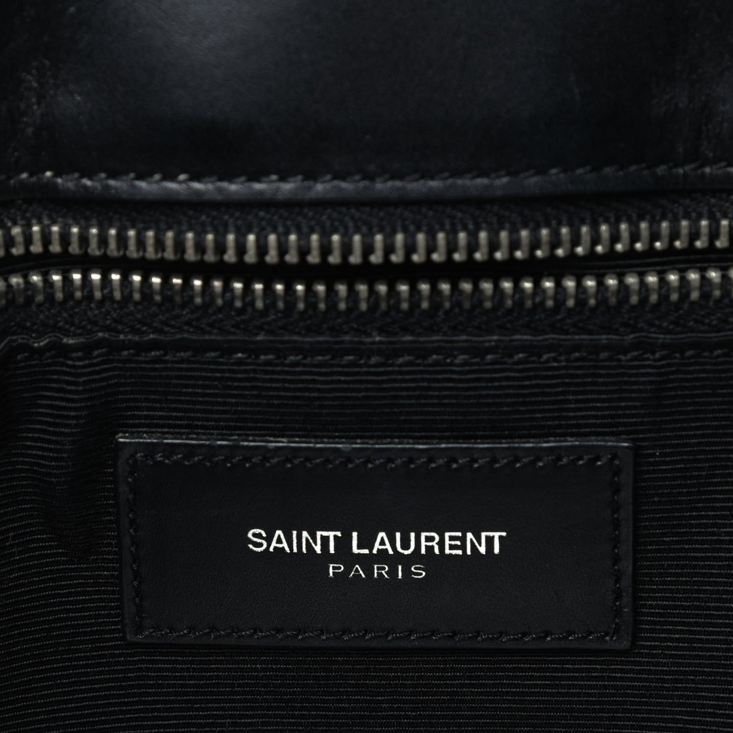 Calfskin Classic Monogram Shopping Bag Black