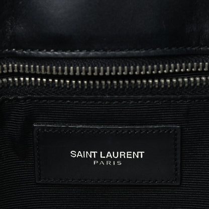 Saint Laurent Calfskin Classic Monogram Shopping Bag Black 5 of 8
