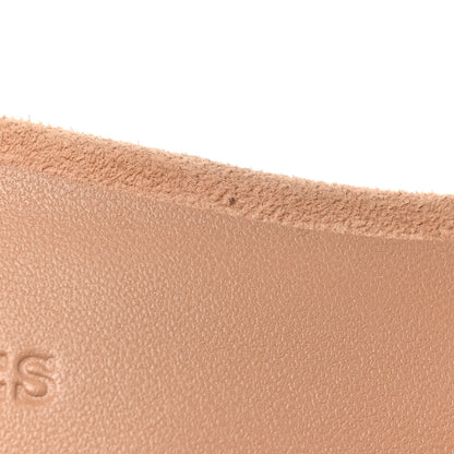 Hermes Suede Goatskin Crystal Oasis Sandals 37 Rose Nude 9 of 9