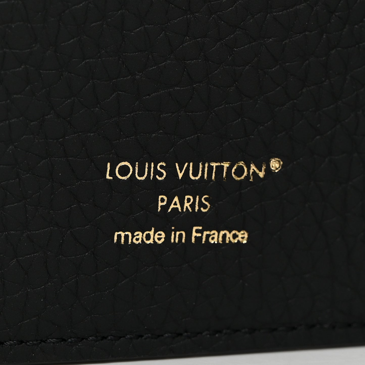Taurillon Monogram Emily Notebook Cover MM Black