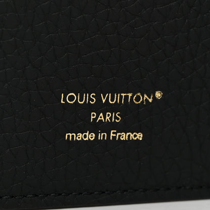 Louis Vuitton Taurillon Monogram Emily Notebook Cover MM Black 6 of 7