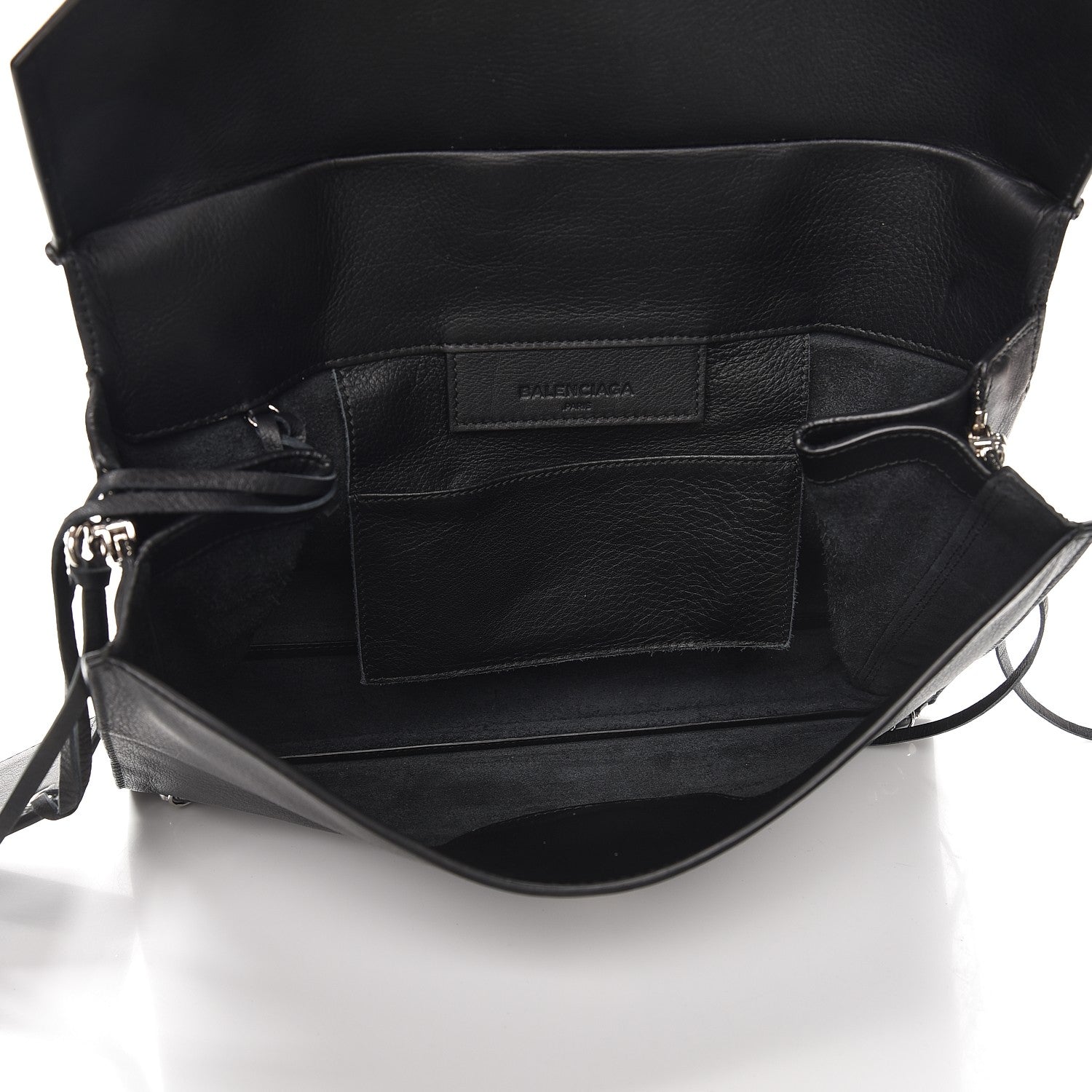 Balenciaga Veau Papier Sight Clutch Black 5 of 7