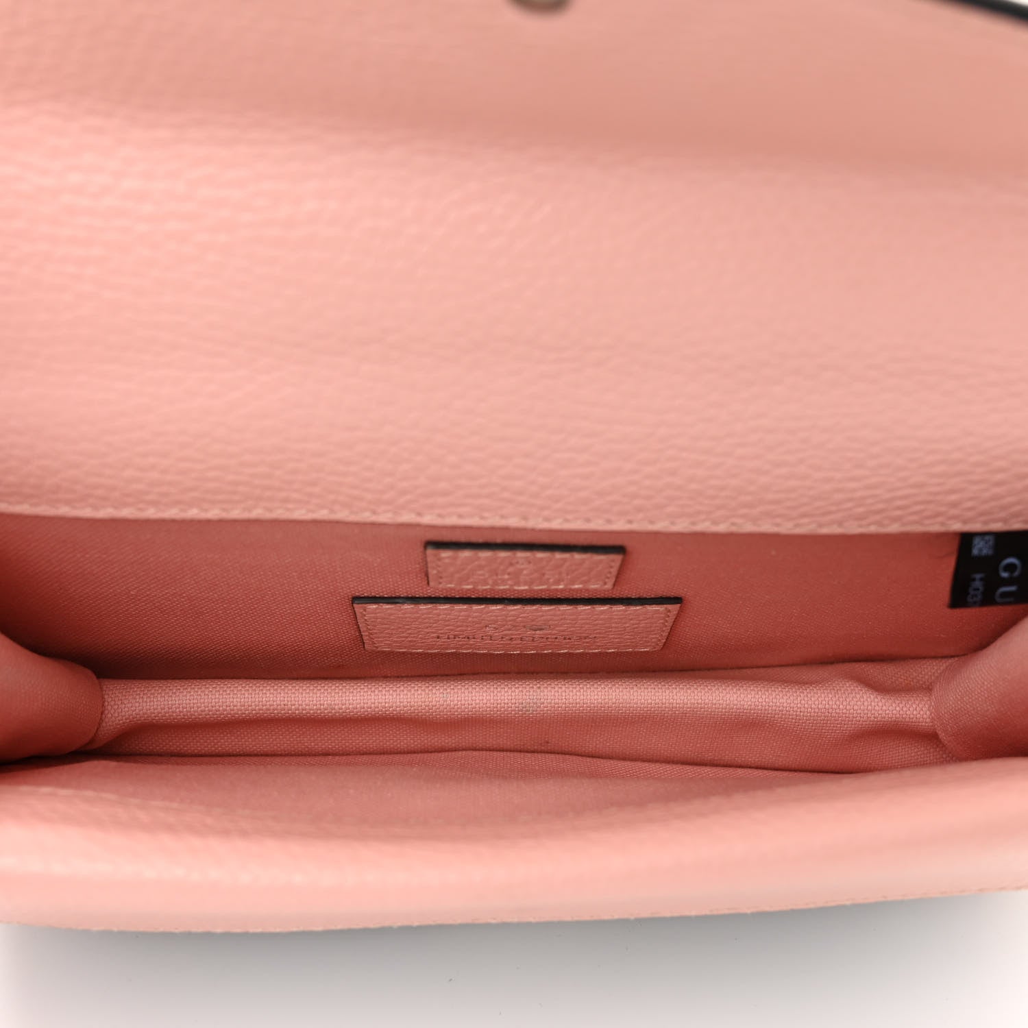 Gucci New Denim Dollar Calfskin Floral GG Monogram Small Dionysus Shoulder Bag Blue Tea Multicolor Powder Pink 5 of 11