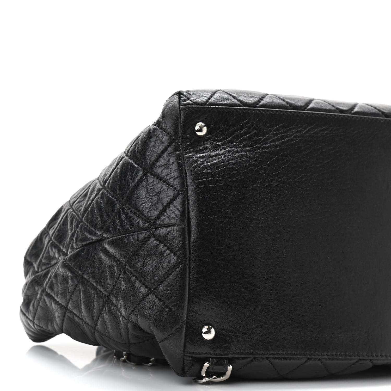 Chanel Lambskin Quilted Beijing Backpack Black 9 of 10