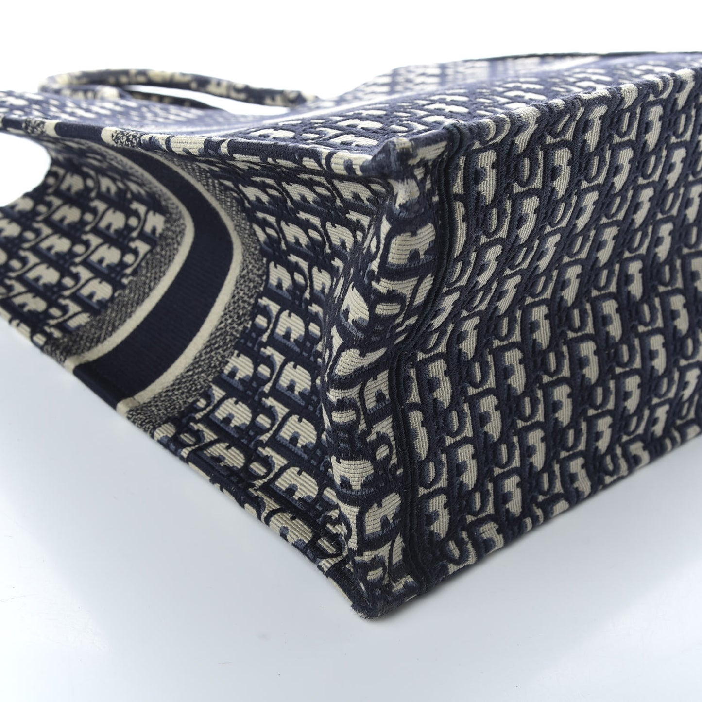 Oblique Book Tote Blue Multicolor