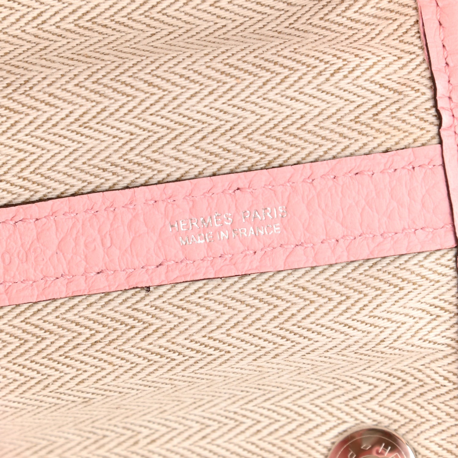Hermes Vache Country Garden Party Tote 36 MM Rose Sakura 6 of 11