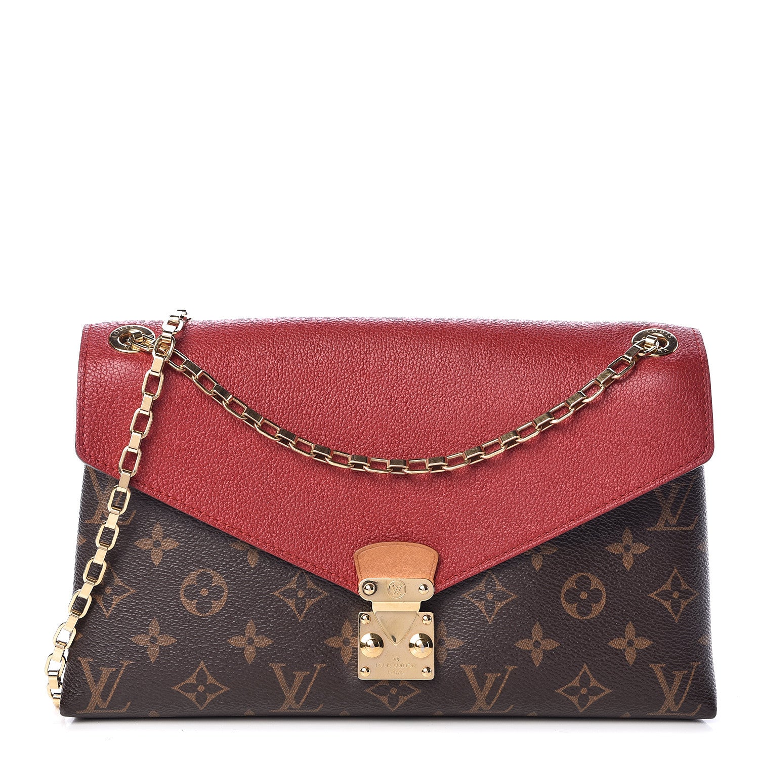 Louis Vuitton Monogram Pallas Chain Cherry 1 of 9