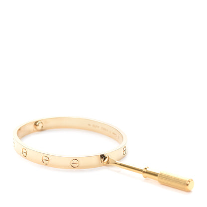 Cartier 18K Yellow Gold LOVE Bracelet 17 5 of 6