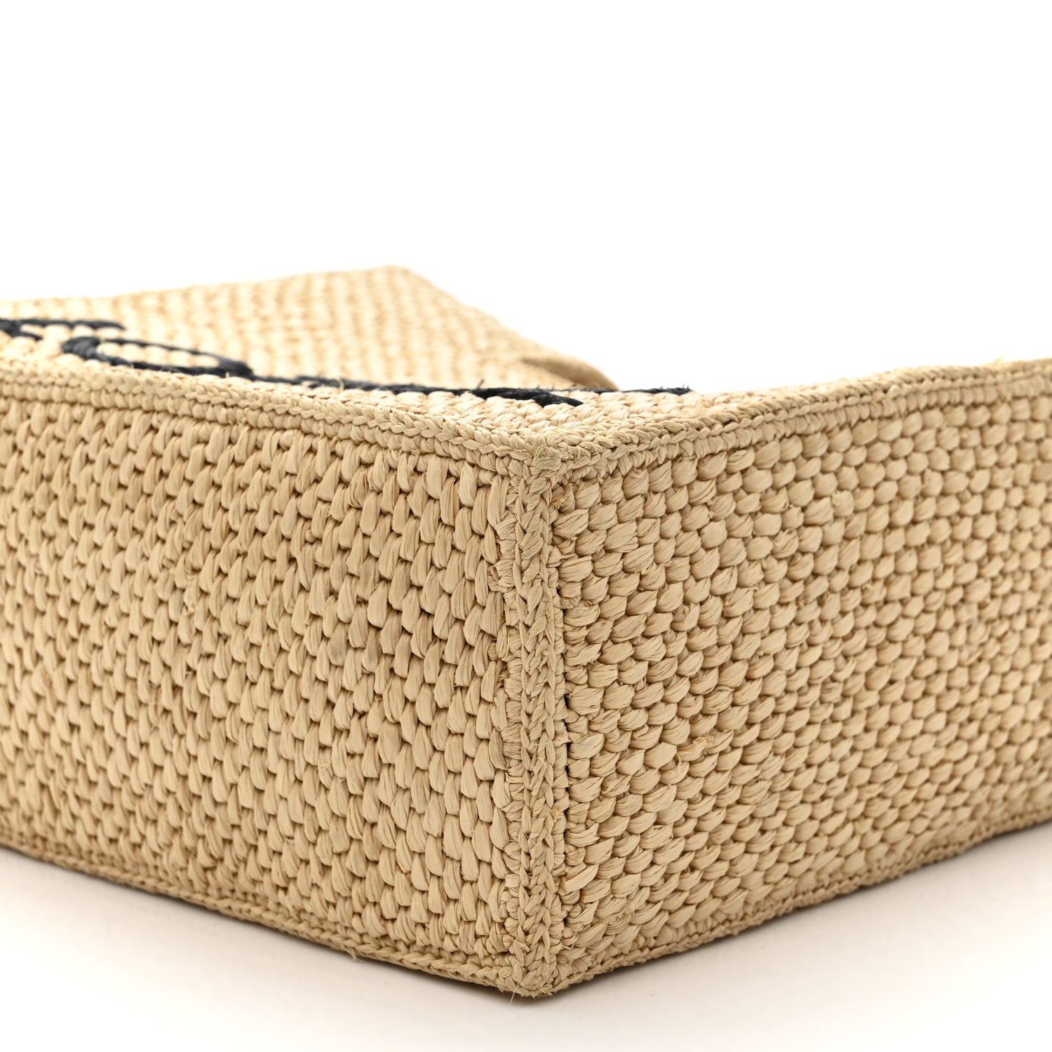 Loewe X PAULA'S IBIZA Raffia Font Tote Natural Tan 9 of 9