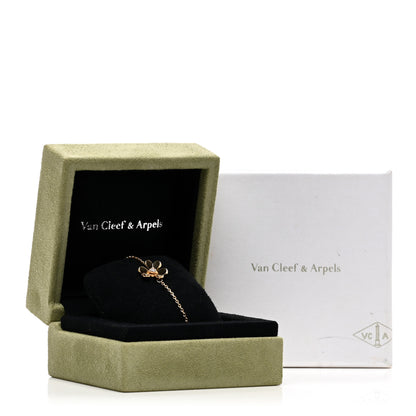 Van Cleef & Arpels 18K Yellow Gold Diamond Mini Frivole Bracelet 5 of 5