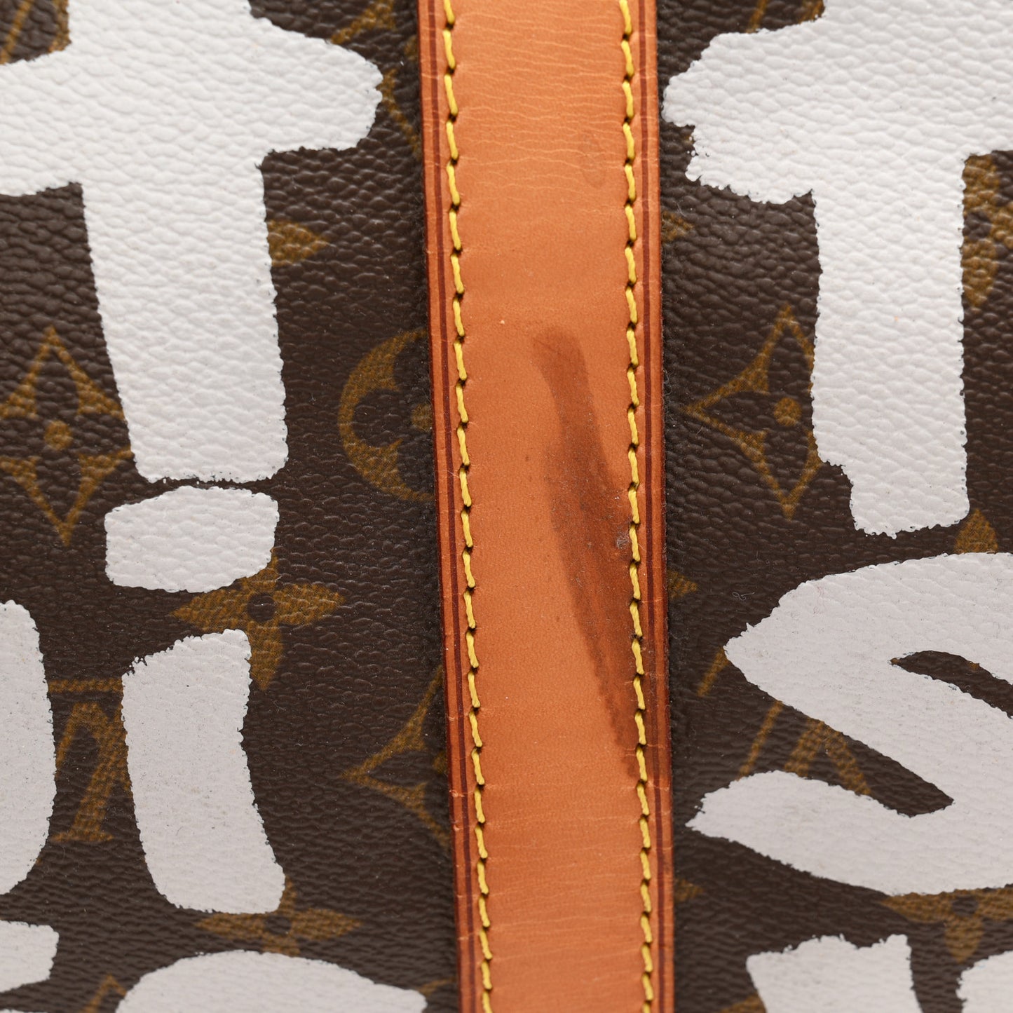 Monogram Graffiti Keepall 50 Silver