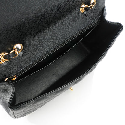 Chanel Caviar Quilted Jumbo Single Flap Black 5 of 7