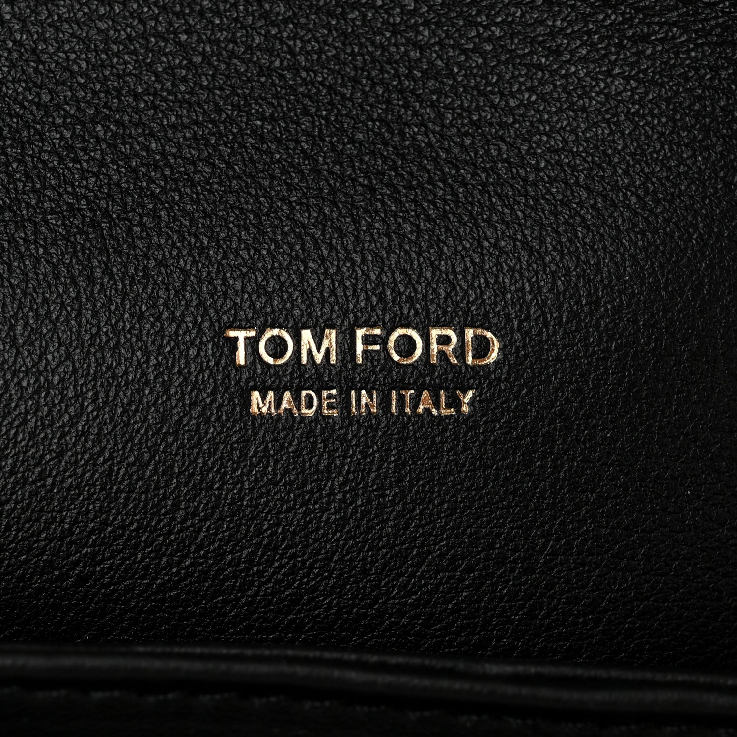 Tom Ford Natural Grain Calfskin Tara Chain Shoulder Bag Black 6 of 10