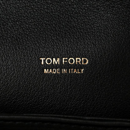 Tom Ford Natural Grain Calfskin Tara Chain Shoulder Bag Black 6 of 10