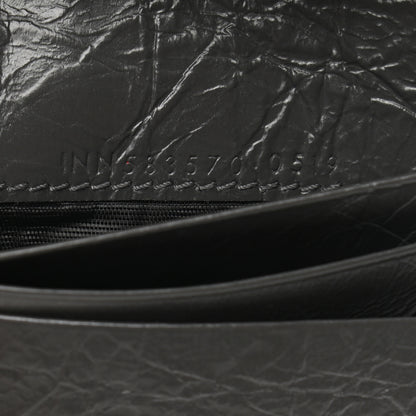 Saint Laurent Crinkled Calfskin Matelasse Monogram Niki Compact Wallet Storm 7 of 8