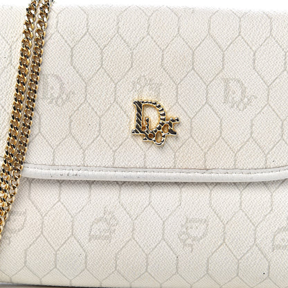 Christian Dior Monogram Chain Flap White 18 of 18