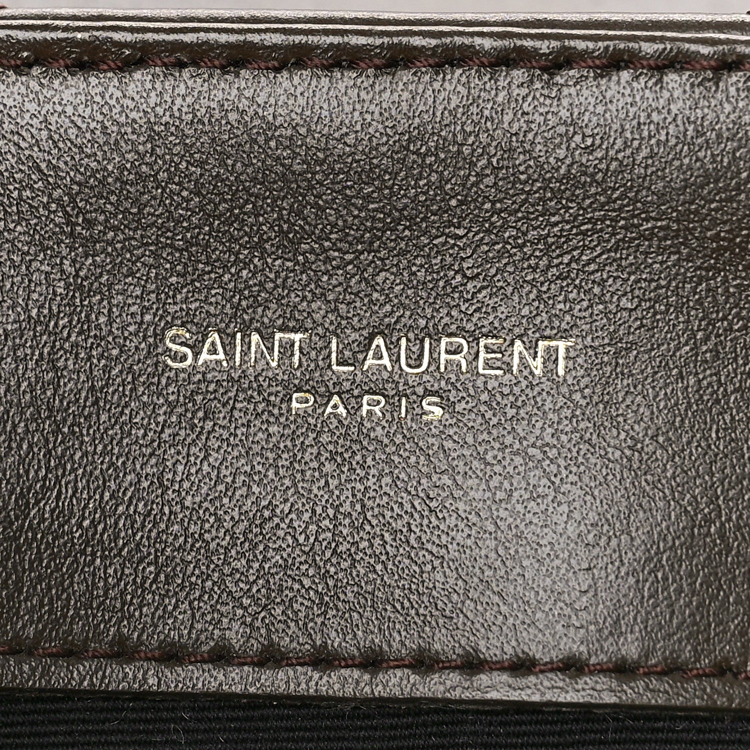 Saint Laurent Calfskin Y Quilted Monogram Medium Loulou Chain Satchel Soil Brown 6 of 8