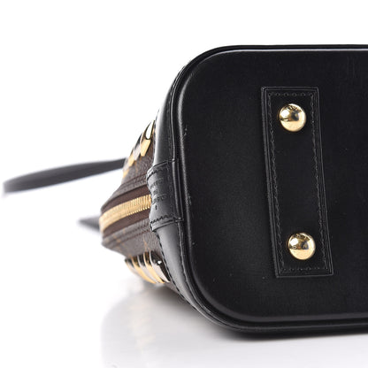 Louis Vuitton Monogram Macassar Studded Alma BB 8 of 10