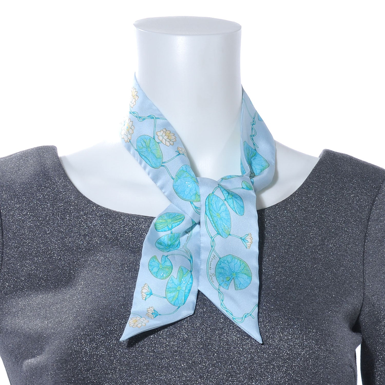 Hermes Silk Un Jardin Sur Le Nil Twilly Scarf 3 of 6