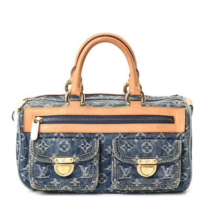 Louis Vuitton Monogram Denim Neo Speedy Blue 1 of 9