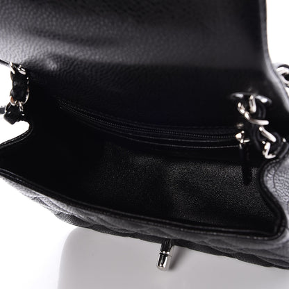 Chanel Caviar Quilted Mini Square Flap Black 5 of 8