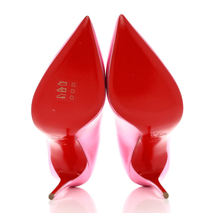 Christian Louboutin Metallic Patent Hot Chick 100 Pumps 39.5 Pink 5 of 11