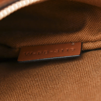 Celine Triomphe Canvas Calfskin Boston Bag Tan 7 of 22