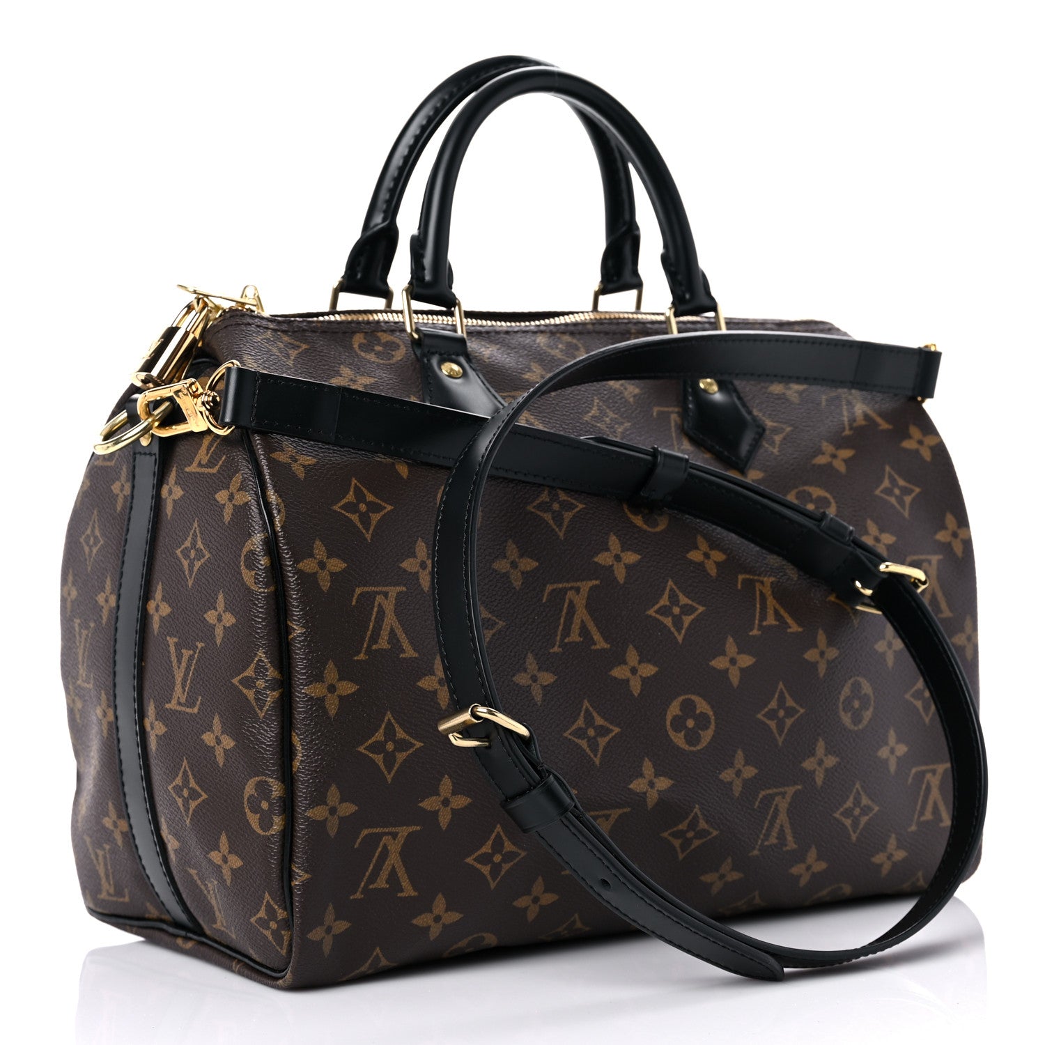 Louis Vuitton Monogram My World Tour Speedy Bandouliere 30 Black 3 of 13