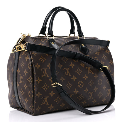 Louis Vuitton Monogram My World Tour Speedy Bandouliere 30 Black 3 of 13