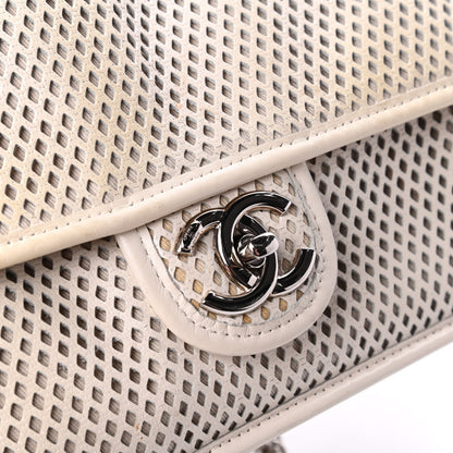Chanel Perforated Calfskin Up In The Air Flap White 12 of 13