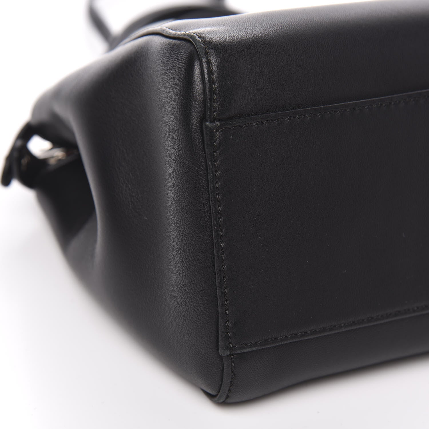 Fendi Nappa Karung Monster Eyes Mini Peekaboo Iconic Satchel Black Papavero 9 of 10