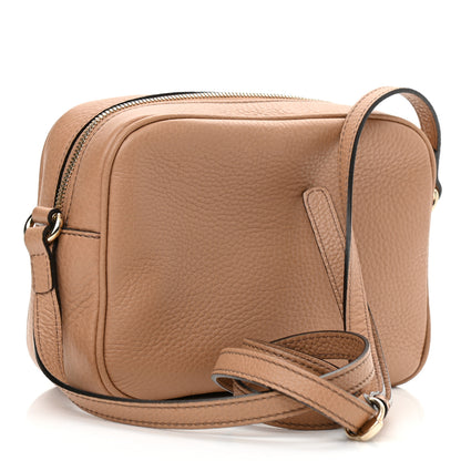 Gucci Pebbled Calfskin Small Soho Disco Bag Camelia 3 of 12