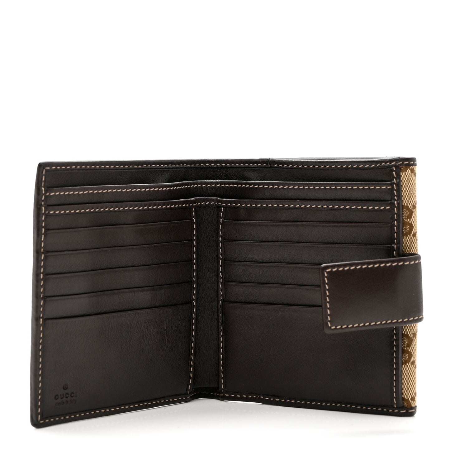 Monogram Lovely Heart French Flap Wallet Dark Brown
