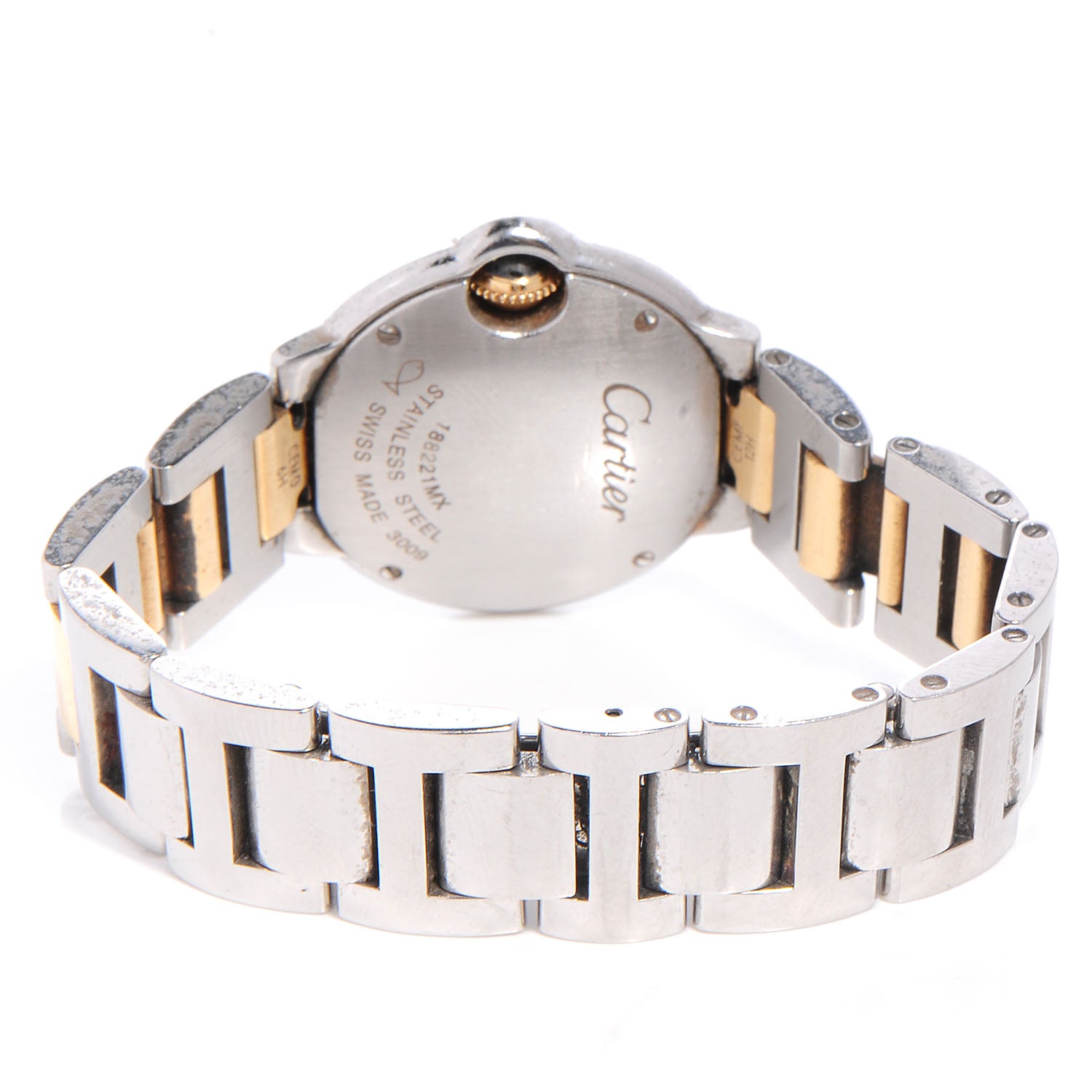 Cartier Stainless Steel 18K Yellow Gold 28mm Ballon Bleu De Cartier Quartz Watch 3 of 6