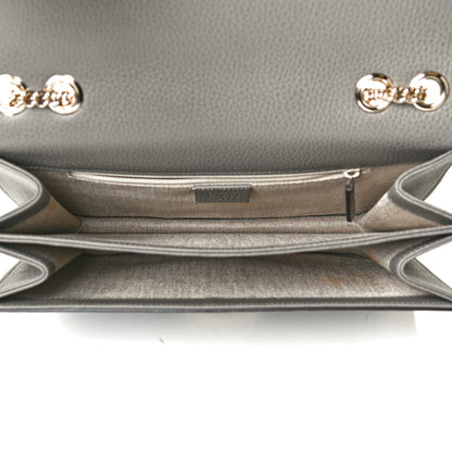 Gucci Dollar Calfskin Interlocking G Shoulder Bag Loess 6 of 11