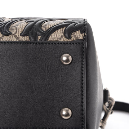 Gucci GG Supreme Monogram Arabesque Small Boston Black 14 of 15