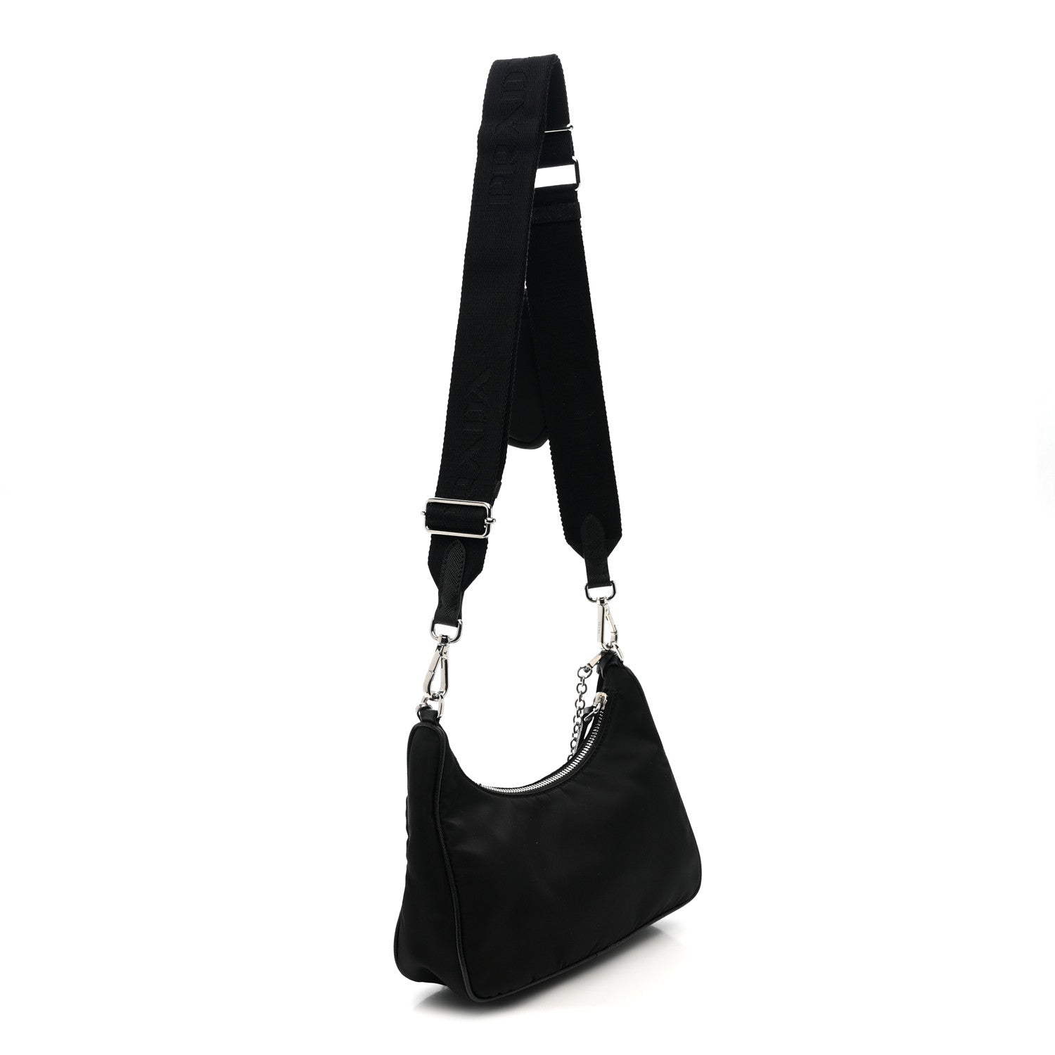 Prada Nylon Re-Edition 2005 Shoulder Bag Black 3 of 12
