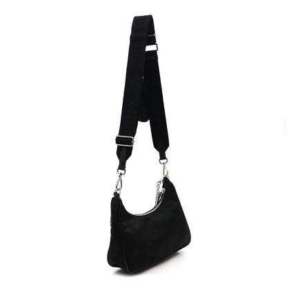 Prada Nylon Re-Edition 2005 Shoulder Bag Black 3 of 12