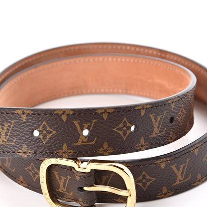 Louis Vuitton Monogram Mini 25mm Belt 80 5 of 9