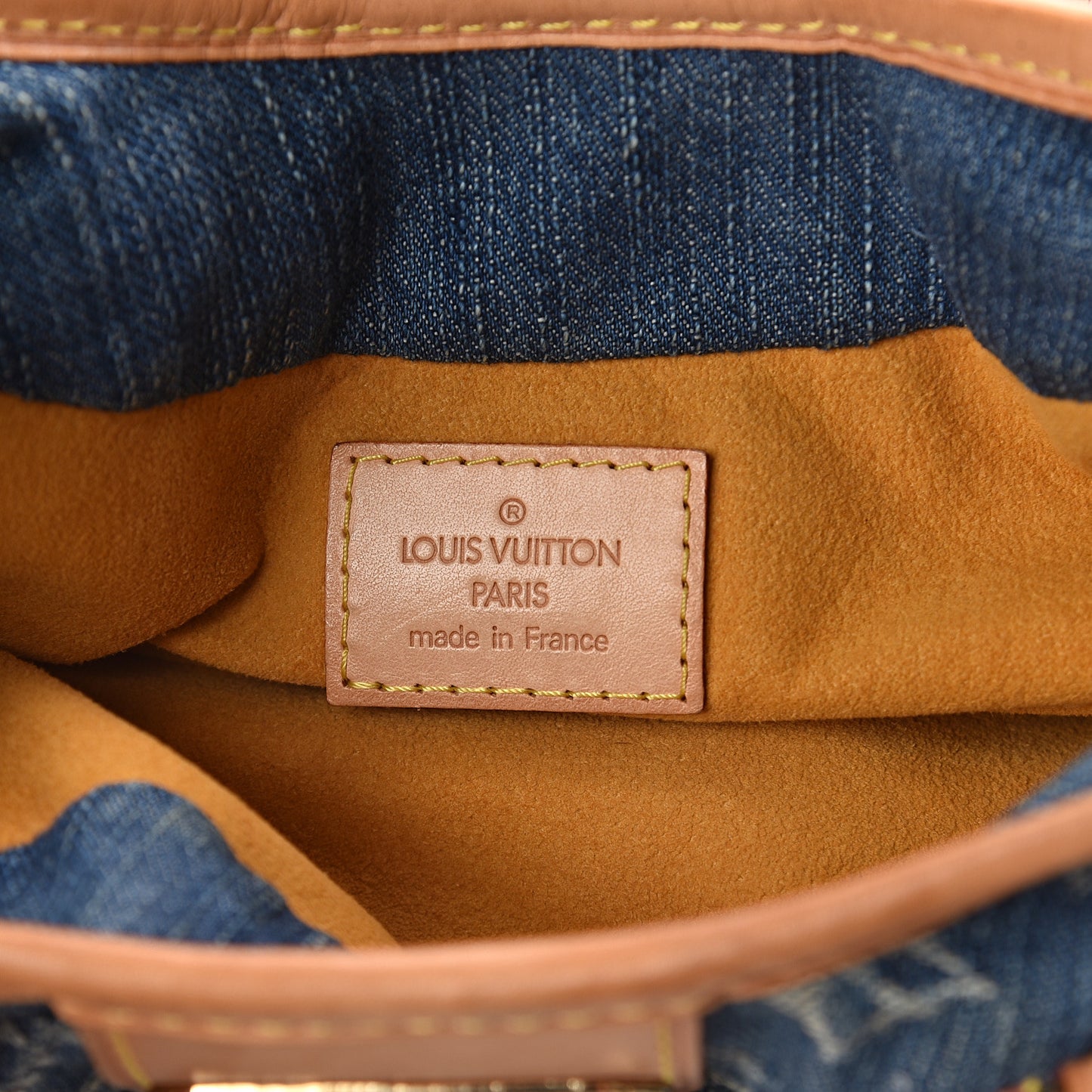 Monogram Denim Pleaty Blue