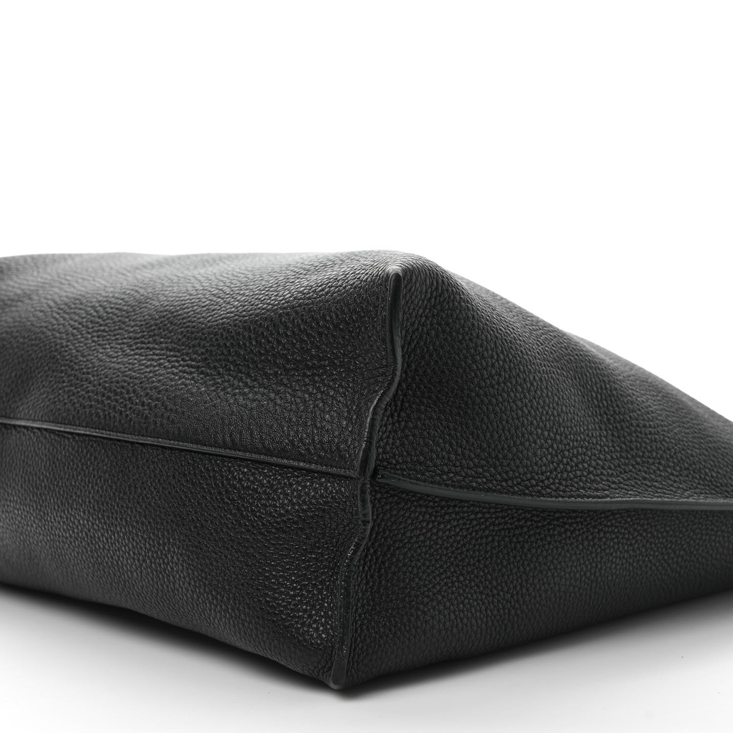 Saint Laurent Grained Calfskin Patti Tote Black 8 of 8