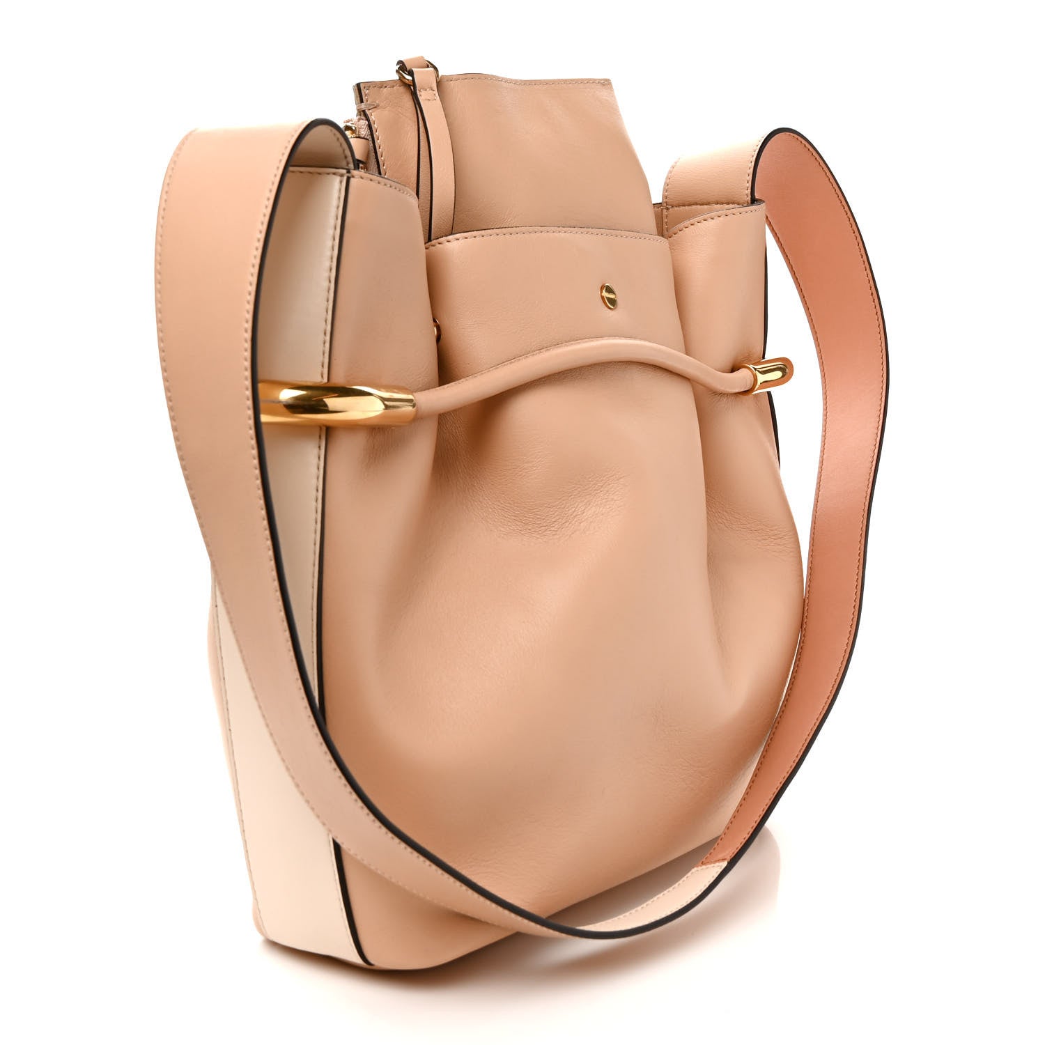 Chloe Calfskin Small Emma Drawstring Bag Blush Nude 4 of 9
