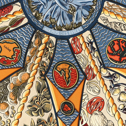 Hermes Silk Aux Pays Des Epices Scarf 90 5 of 5