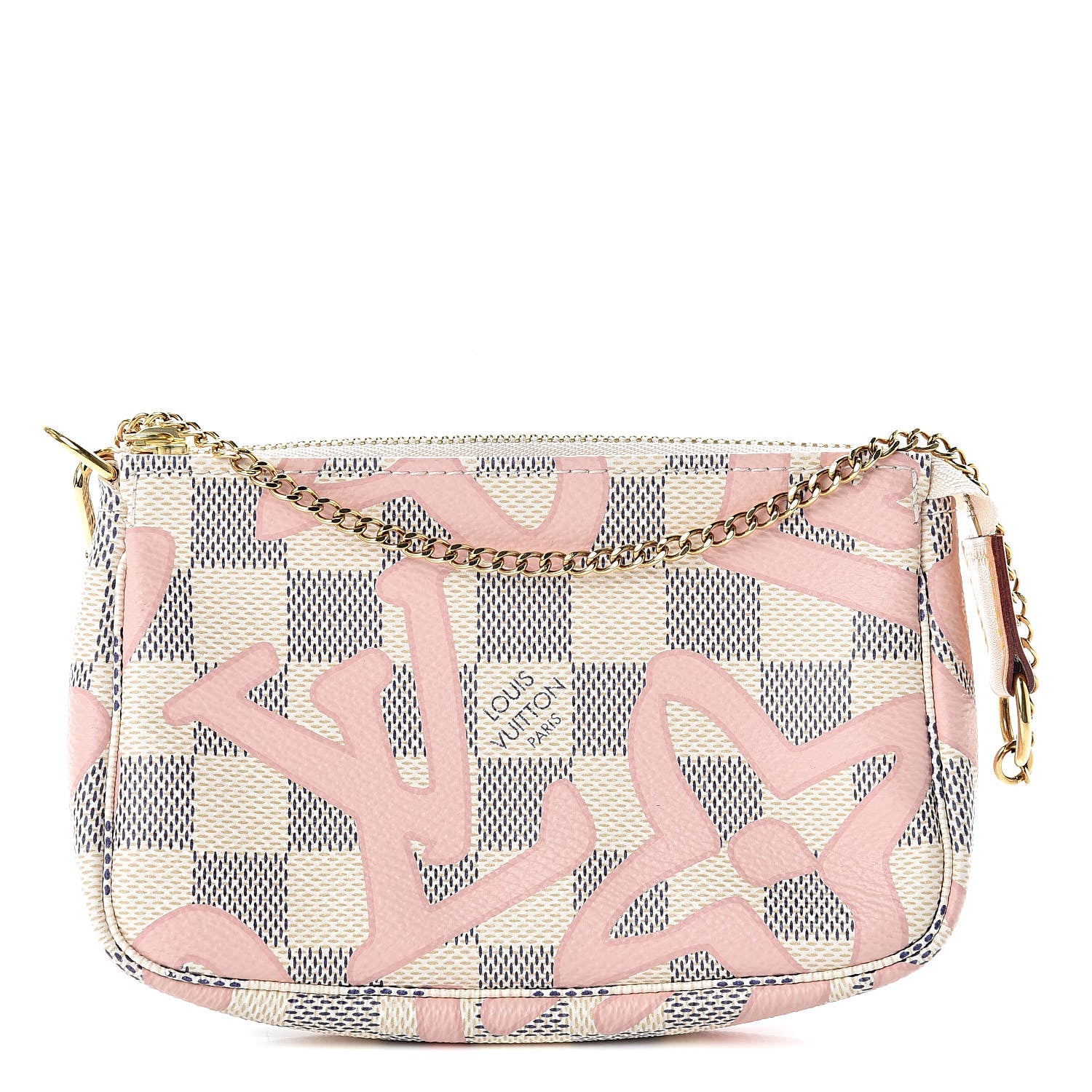 Louis Vuitton Damier Azur Tahitienne Mini Pochette Accessories 1 of 7