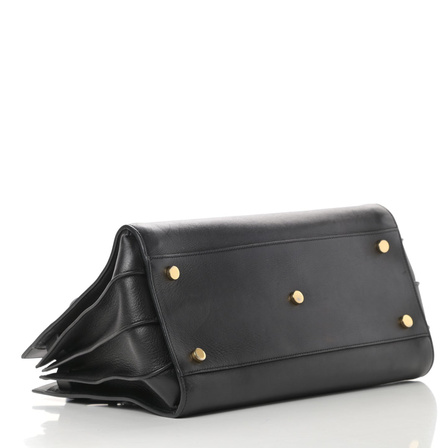 Calfskin Small Sac De Jour Black