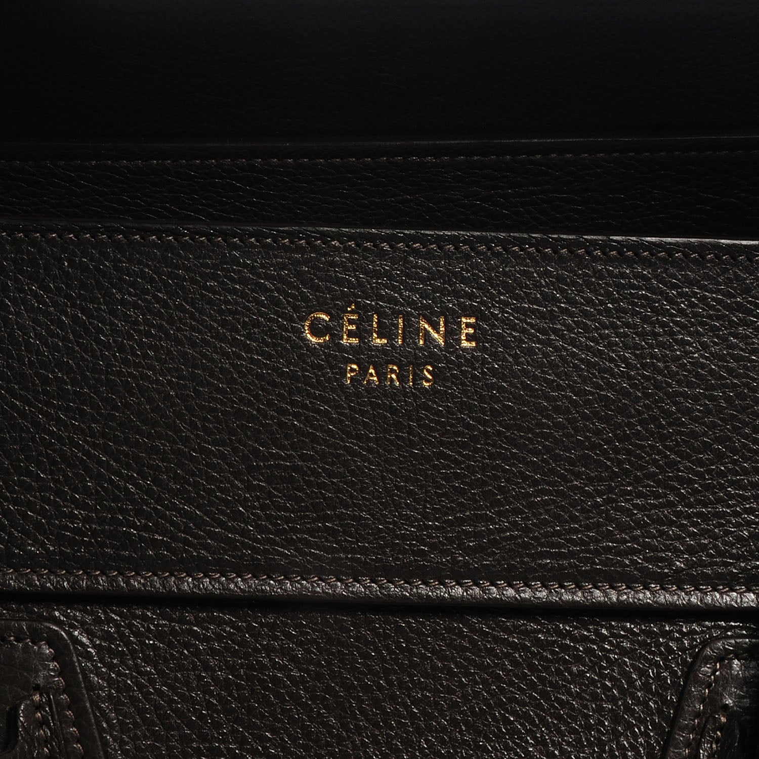 Celine Baby Calfskin Mini Luggage Anthracite 6 of 8