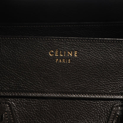 Celine Baby Calfskin Mini Luggage Anthracite 6 of 8