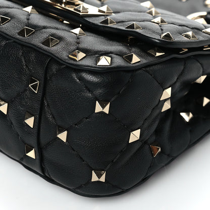 Valentino Garavani Nappa Micro Rockstud Spike Shoulder Bag Black 8 of 8