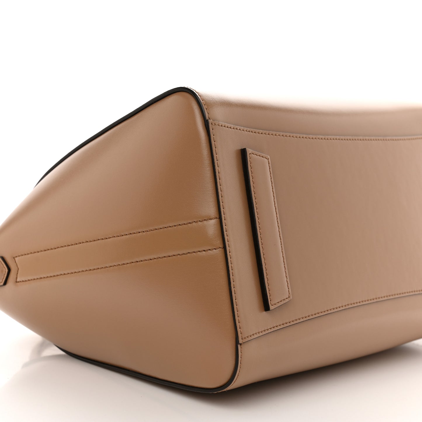 Shiny Lord Calfskin Medium Antigona Dark Beige