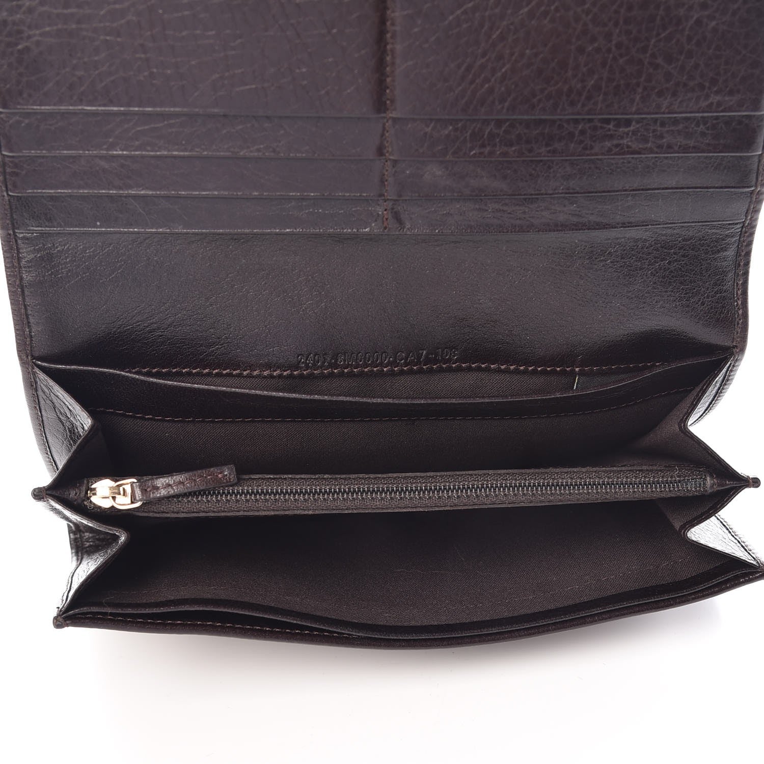 Fendi Zucca Continental Wallet Tobacco 5 of 10